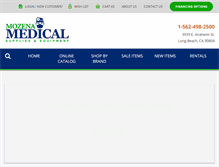 Tablet Screenshot of mozenamedical.com